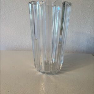 Elegant Clear Glass Vase